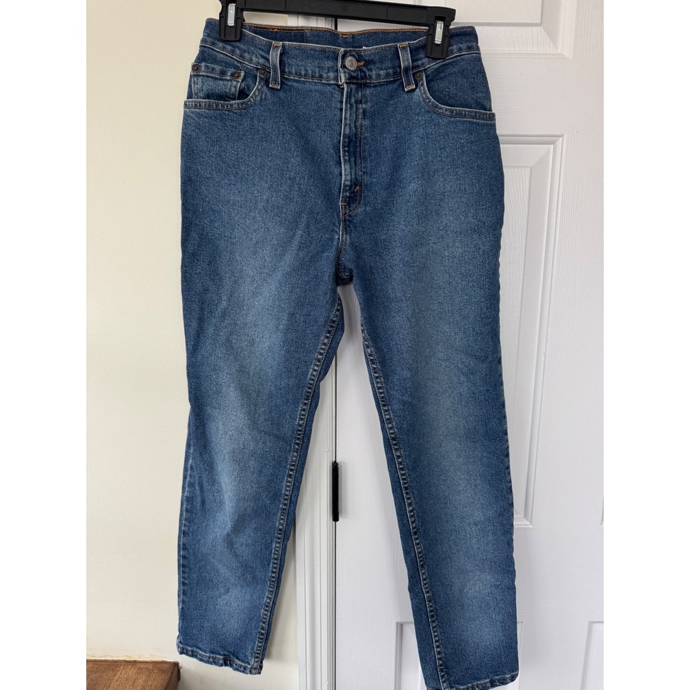 Levis 550 Relaxed Fit Tapered Leg Jeans Womens 10 M Blue Made in USA 90s